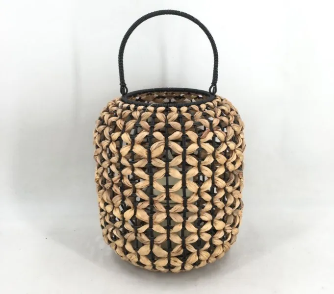 CL-7039  25 CM SİYAH ÖRME RATTAN FENER