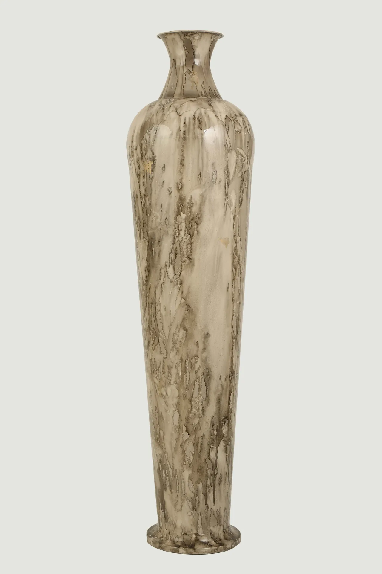 AK.KV0143 - Vitale Marble Krem Vazo