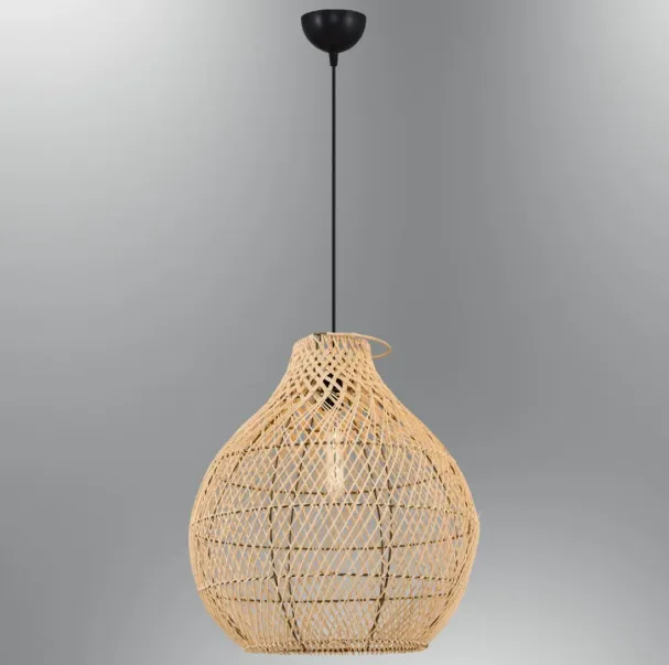 4458-28 Dekoratif Hasır Sarkıt Avize
