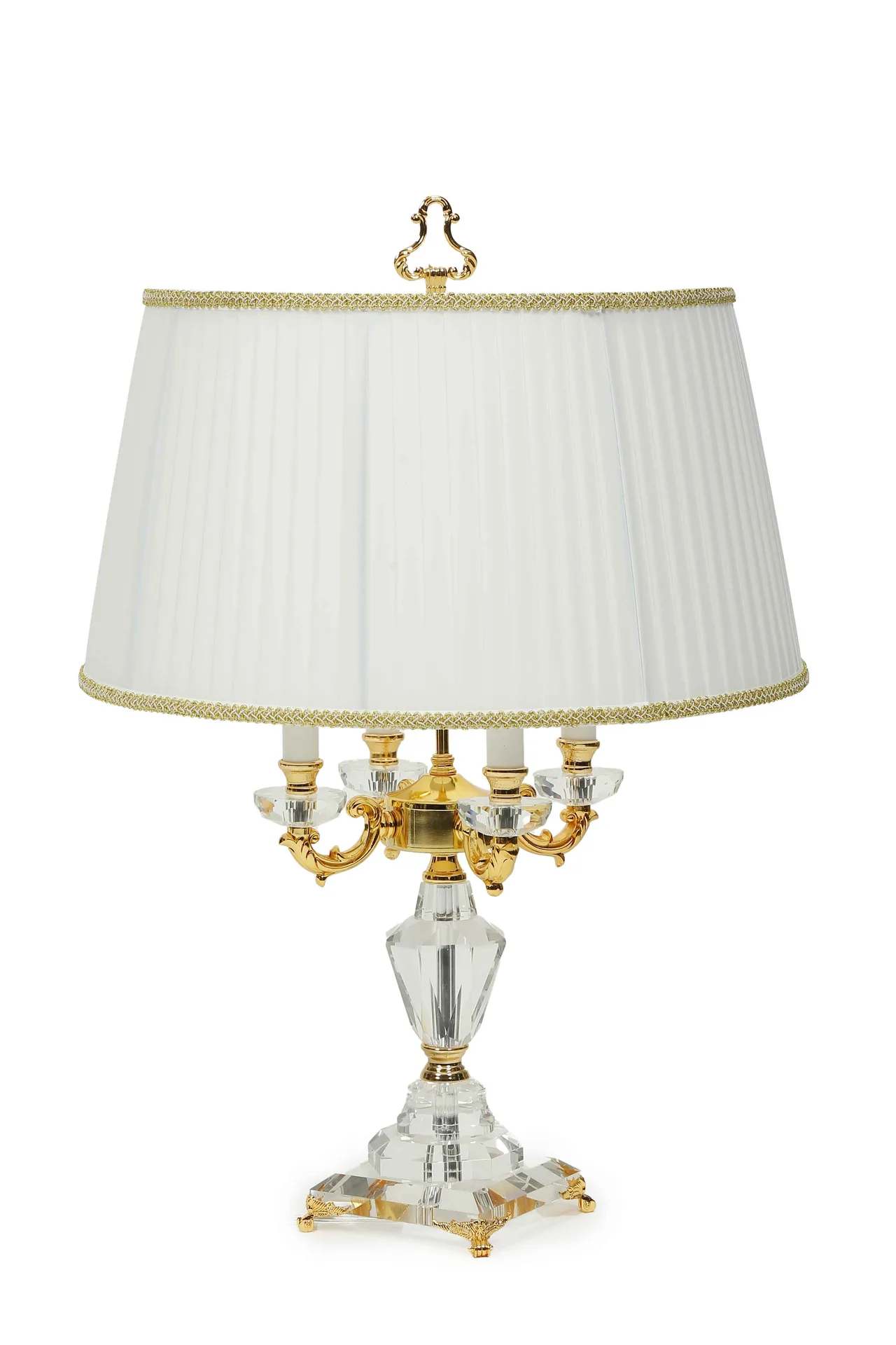 Light Barok 4 lü Kristal Abajur  AY.VTL-0137