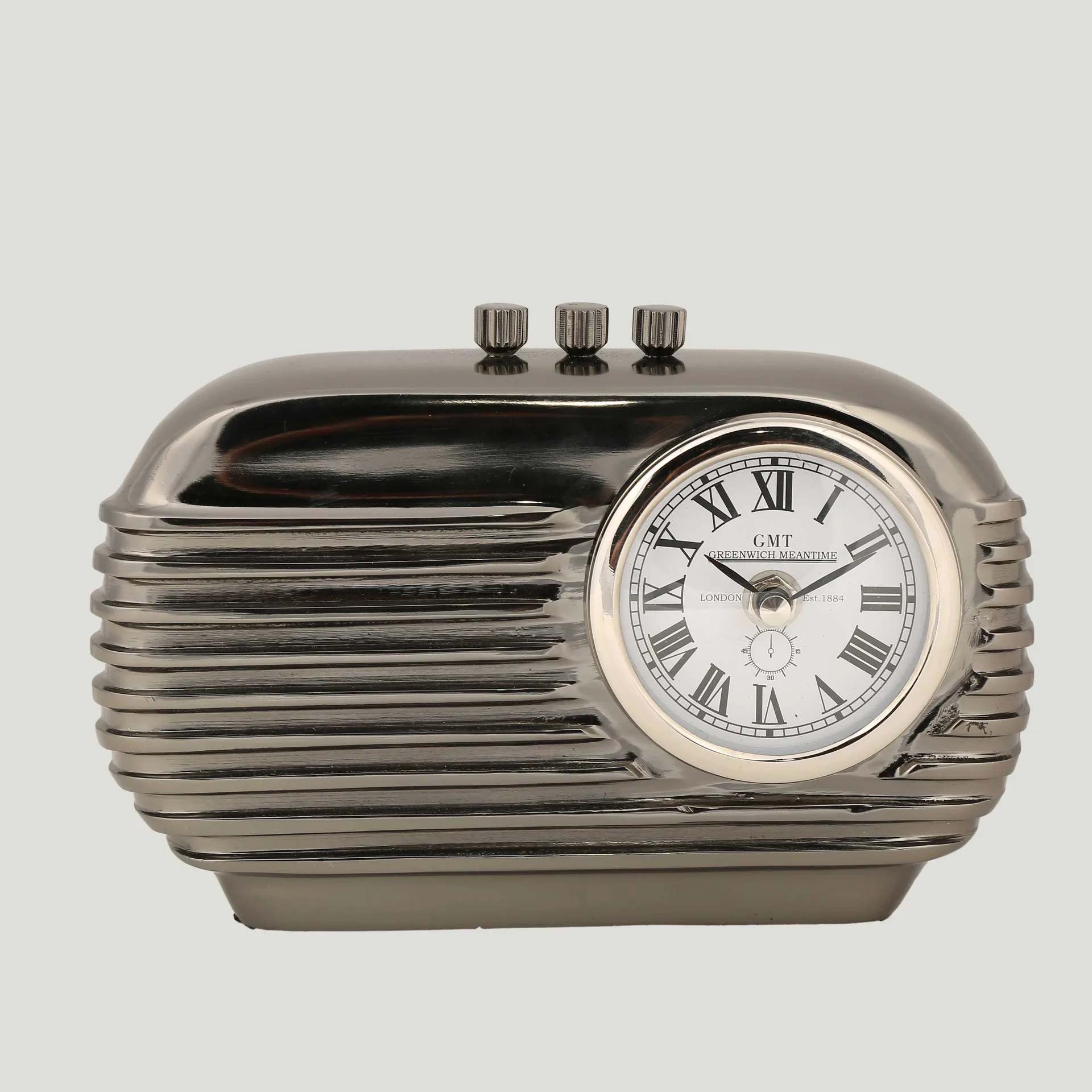 Metal Retro Radio Saat  AK.IV0340