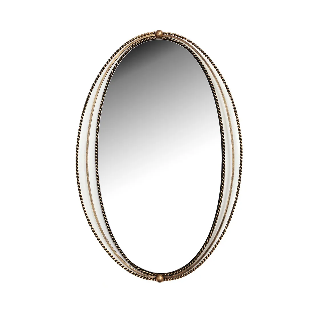 AK.IY0017 - DEKOR FLORENCE ANTİK OVAL AYNA